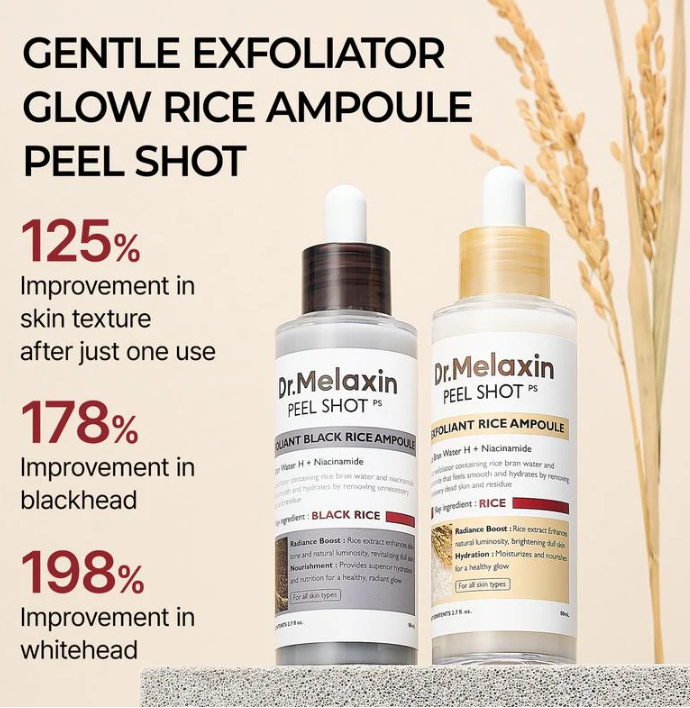 Luminous Glow Rice Peel Ampoule